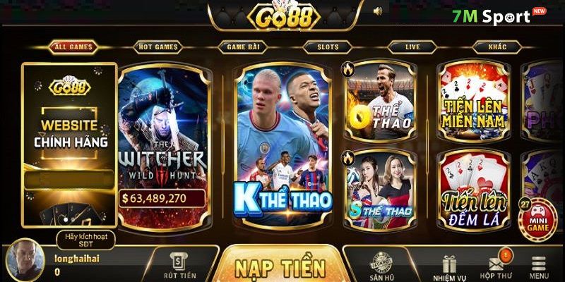 Trải nghiệm thế giới kèo thể thao đẳng cấp tại GO88