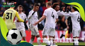 Đội hình dự kiến trước trận West Ham vs Manchester Utd